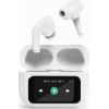 Austiņas Gembird BT TWS with LCD display and Active Noise Cancelling White