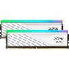 ADATA DDR5 - 32GB - 6400 - CL - 32 (2x 16 GB) dual kit, RAM (white, AX5U6400C3216G-DTLABRWH, XPG Lancer Blade RGB, INTEL XMP, AMD EXPO)