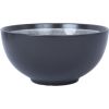 Bowl RITA D15xH8cm, black/grey