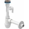 Sifons1 1/4"* 32 mm ar veļas mašīnas izvadu un cieto cauruli 200 mm