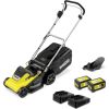 Akumulatora zāles pļāvējs Karcher LMO 4-18 Dual Battery Set; 18 V; 2x5,0 Ah akum.
