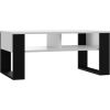 Top E Shop Topeshop MODERN 2P BIEL CZ coffee/side/end table Coffee table Rectangular shape 2 leg(s)