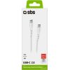 Type-C to Type-C Cable 2.0 2m By SBS White