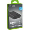 Power Bank 10000 mAh USB+Type-C 10W By SBS Black