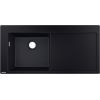 Hansgrohe virtuves izlietne S5110-F450, viena bļoda ar plauktu, 1050x510 mm, graphite black