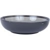 Šķīvis RITA D19xH5cm, melns/pelēks