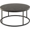 Coffee table SPIRO D80xH40cm, black