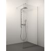 dušas siena Kaira, 600 mm, h=2000, hroms/caurspīdīgs stikls Душевые стенки
