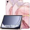 Чехол Tech-Protect SmartCase для Samsung Galaxy Tab A9+ 11" X210 | X215 | X216 - розовый мрамор