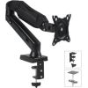 Maclean MC-860 monitor mount / stand 68.6 cm (27") Black Desk