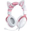 ONIKUMA X10 White/Pink/Cat Ears Gaming Headphones