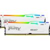 Kingston FURY 32 GB DDR5-5200 Kit, memory (white, KF552C40BWAK2-32, Beast RGB, XMP)