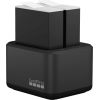 GoPro battery charger + 2 Enduro batteries Hero9/1011/12 Black