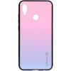 Evelatus Huawei  Y6 2019 Gradient Glass Case 2 Bubble Gum