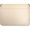 Original GUESS Laptop Sleeve Saffiano Triangle Logo GUCS16PSATLE 16 inches beige