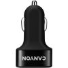CANYON car charger C-06 3.1A/3USB-A Black