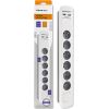 Qoltec 50294 surge protector White-grey 6 AC outlet(s) 230 V 1.8 m