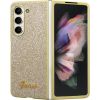 Guess GUHCZFD5HGGSHD Golden Hard Case Glitter F946 Maciņš priekš Samsung Galaxy Z Fold5