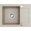 One-bowl sink with draining board Maidsinks Promo 62x44 1B 1D E070053701