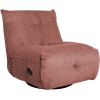 Recliner leisure chair WIN-WIN with manual mechanism, pink