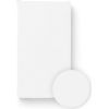 B-land Palags jersī ar gumiju 120x60 cm WHITE BL050