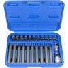 Skrūvgriežu uzgaļu komplekts Condor Werkzeug C1011/1; 3/8''+1/2''; Torx T10-55; 23 gab.