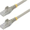 StarTech.com 50cm CAT6 Ethernet kabelis - pelēks, bez svītrām, gigabitu CAT 6 vads - 100W PoE RJ45 UTP 650MHz 6. kategorijas tīkla Patch Cord UL|TIA (N6PATC50CMGR) - savienojuma kabelis - 50 cm - pelēks