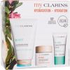 Clarins SET (RE-MOVE DETOXIFY DERMO-CLEANSIING GEL 125ML +  RE-BOOST HYDRA-ENERGIZING CREAM 50ML + RE-CHARGE DETOX-REPLUMPING NIGHT MASK 15ML)