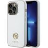Guess Strass Metal Logo Back Case Aizsargapvalks Priekš Apple iPhone 15 Pro Max