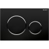 Geberit taustiņš Sigma20 New, 246x164 mm, melns / hroms