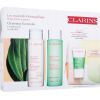 Clarins SET (VELVET CLEANSING MILK 200ML + PURIFYING TONING LOTION 200ML + PURE SCRUB 15ML + COSMETICS BAG)