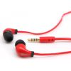 Sbox Stereo Earphones With Microphone EP-038 Red austiņas ar vadu