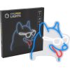 Manta SNL69MT Style Neon Lights Dog With Glasses LED gaismas lenta