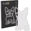 Manta SNL66WH Style Neon Lights Dog French Bulldog white LED gaismas lenta