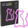 Manta SNL06PK Style Neon Lights Cat pink LED gaismas lenta