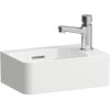 Laufen izlietne Val, 340x220 mm, maisītāja caurums labajā pusē, balta SaphirKeramik