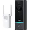 Imou Wireless Doorbell DB60 with a Wireless Chime DS21 in one Kit; DB60 battery doorbell, wirefree, 5Mpx, H.265 video compression, 2.0mm lens, night vision (IR) up to 5m, field of view: 164°(D), up to 30 days video recordings (4GB internal storage)