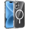 Чехол Hoco Magnetic Airbag Anti-Fall Protective Shell Apple iPhone 16 Plus прозрачный