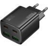 Сетевая зарядка Hoco N56 2xUSB-C/2xUSB-A PD30W черная