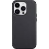 Чехол Mag Leather Case Apple iPhone 16 Plus черный