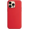 Чехол Mag Silicone Case Apple iPhone 15 Pro красный
