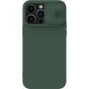 Чехол Nillkin CamShield Silky Silicone Apple iPhone 15 Pro т?мно-зел?ный