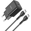 Charger Hoco N27 PD20W + Type-C black