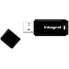 Integral USB 64GB Black, USB 2.0 with removable cap