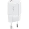 Сетевая зарядка Hoco N10 PD20W белая