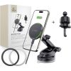Bezvadu lādētājs TECH-PROTECT MM15W-V7 QI2 MAGNETIC MAGSAFE DASHBOARD & VENT CAR MOUNT WIRELESS CHARGER 15W BLACK