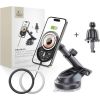 Bezvadu lādētājs TECH-PROTECT MM15W-V6 MAGNETIC MAGSAFE DASHBOARD & VENT CAR MOUNT WIRELESS CHARGER 15W BLACK
