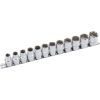 Uzgriežņa galviņu komplekts Condor Werkzeug C27100; 1/2''; 10-22 mm; 12 gab.
