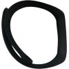 iWear Universāla Silikona siksniņa priekš viedo aproču modeļiem - SM6 SM7 SM8 / Xiaomi Mi Band 5 6 7 Melna
