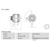 ĢENERATORS BOSCH 0 986 083 850